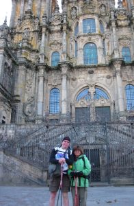 leaving Santiago for the Camino Finisterre