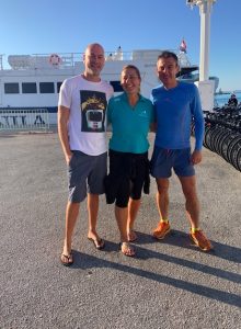Tiho, Natasa and Ante on our boat and bike Croatia tour