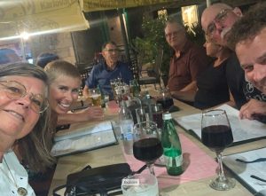 dinner in Primosten, Croatia