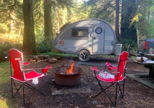 BC Government camp ground in Cape Scott Provincial Park