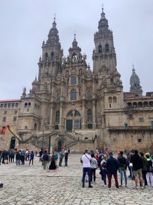 Cathedral in Santiago de Compostela, Spain