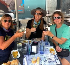 Jules, Fern and I on the Portuguese Camino